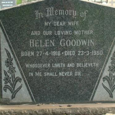 GOODWIN Helen 1918-1960