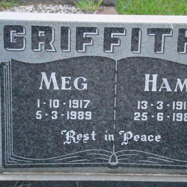 GRIFFITHS Ham 1914-1989 &amp; Meg 1917-1989