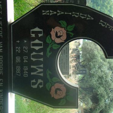 GOUWS Pieter Adriaan 1940-1987