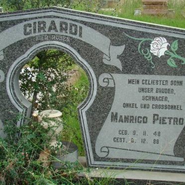 GIRARDI Paul 1910-1988 :: GIRARDI Manrico Pietro 1948-1988 