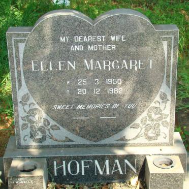 HOFMAN Ellen Margaret 1950-1982