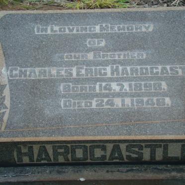 HARDCASTLE Charles Eric 1898-1946