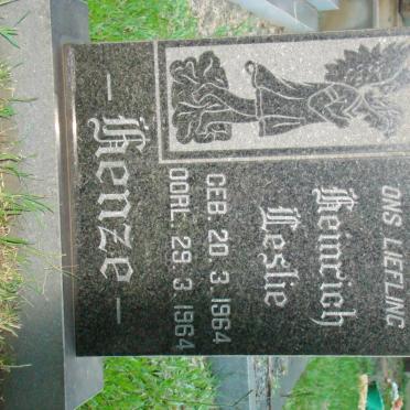 HENZE Heinrich Leslie 1964-1964