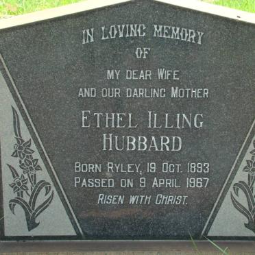 HUBBARD Ethel Illing 1893-1967