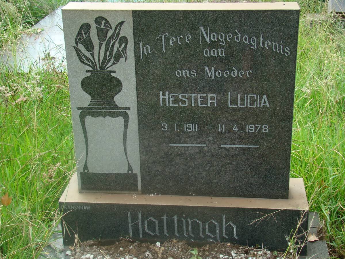 HATTINGH Hester Lucia 1911-1978