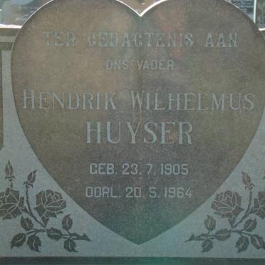 HUYSER Hendrik Wilhelmus 1905-1964