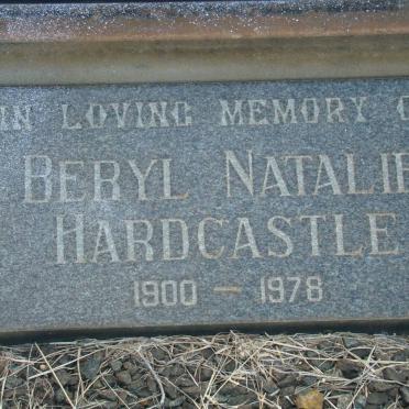 HARDCASTLE Beryl Natalie 1900-1978