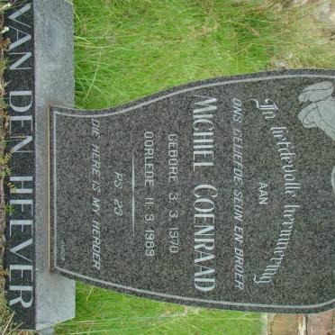 HEEVER Michiel Coenraad, van den 1970-1989