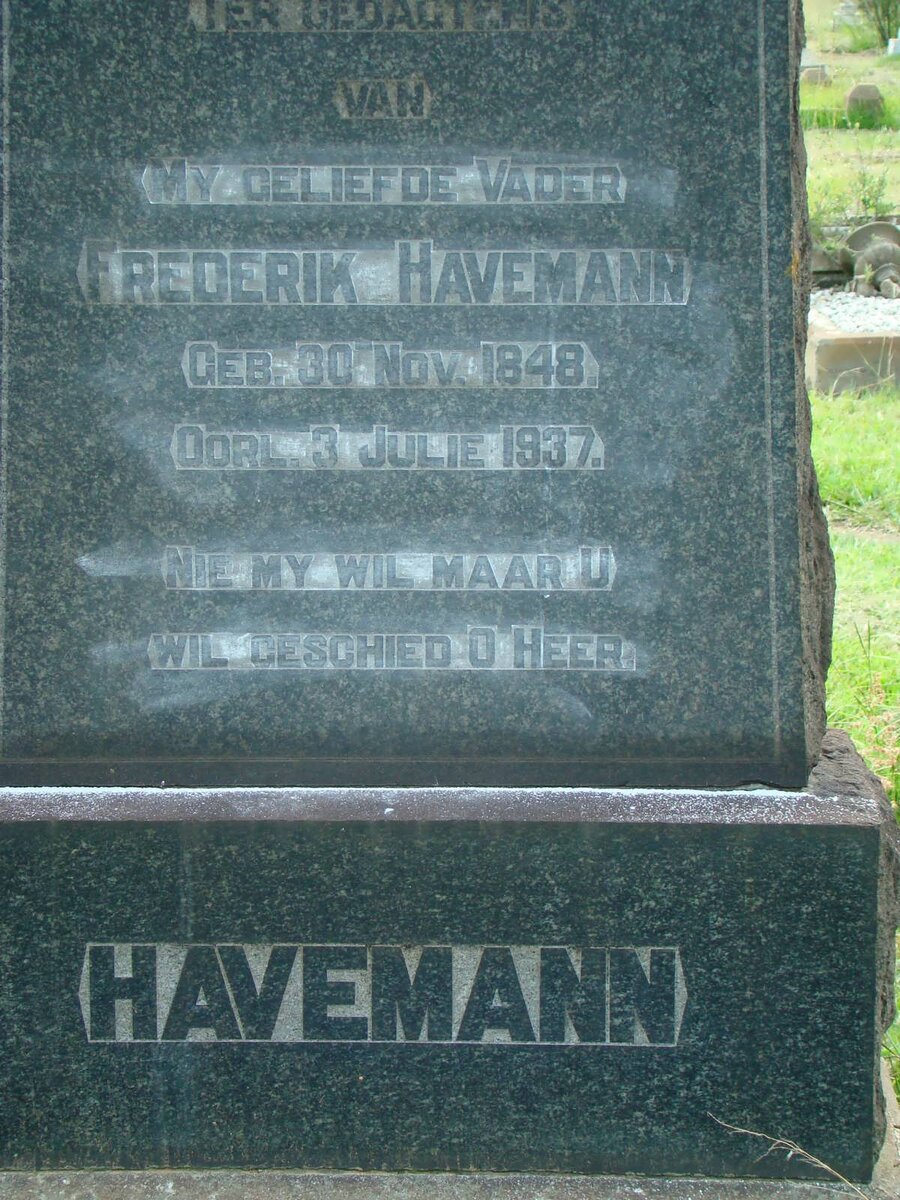 HAVEMANN Frederik 1848-1937