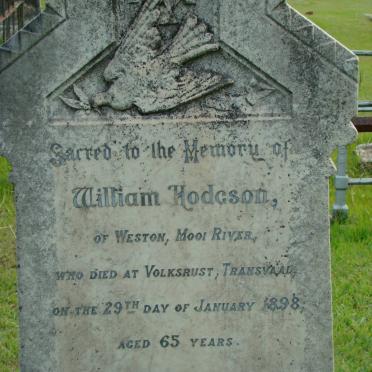 HODGSON William -1898