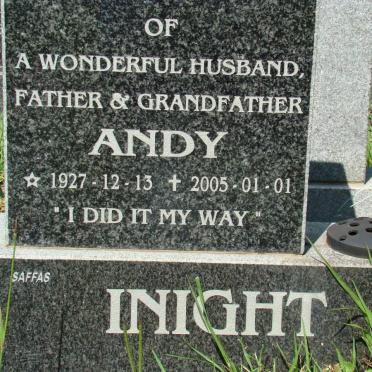 INIGHT Andy 1927-2005