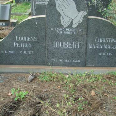JOUBERT Lourens Petrus 1906-1977 &amp; Christina Maria Magdalena 1915-1977