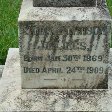 JILLINGS John Johnson 1869-1909
