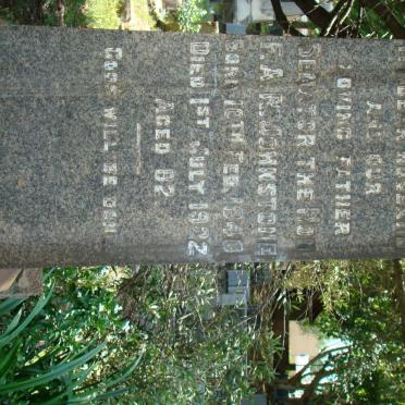 JOHNSTONE F.A.R. 1846-1922