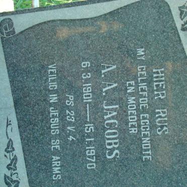 JACOBS A.A. 1901-1970