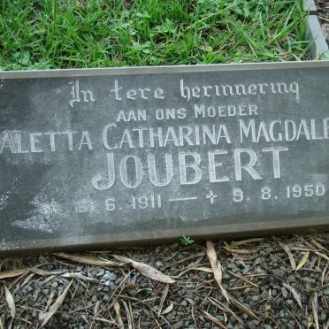 JOUBERT Aletta Catharina Magdalena 1911-1950