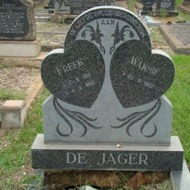 JAGER Freek, de 1915-1992 &amp; Waksie 1922-