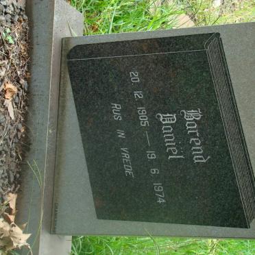 KLERK Barend Daniël, de 1905-1974