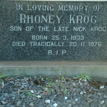 KROG Rhoney 1933-1976