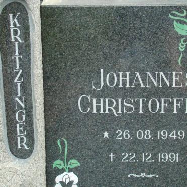 KRITZINGER Johannes Christoffel 1949-1991