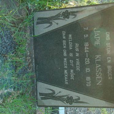 KLASSEN Japie 1944-1970