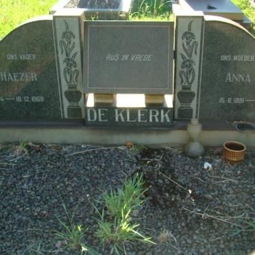 KLERK Eben-Haezer, de 1894-1969 &amp; Anna Maria 1891-1968