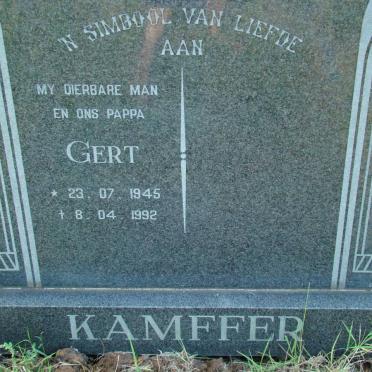 KAMFFER Gert 1945-1992