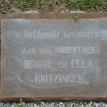 KRITZINGER Bennie :: KRITZINGER Ella