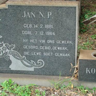KOTZE Jan N.P. 1881-1964