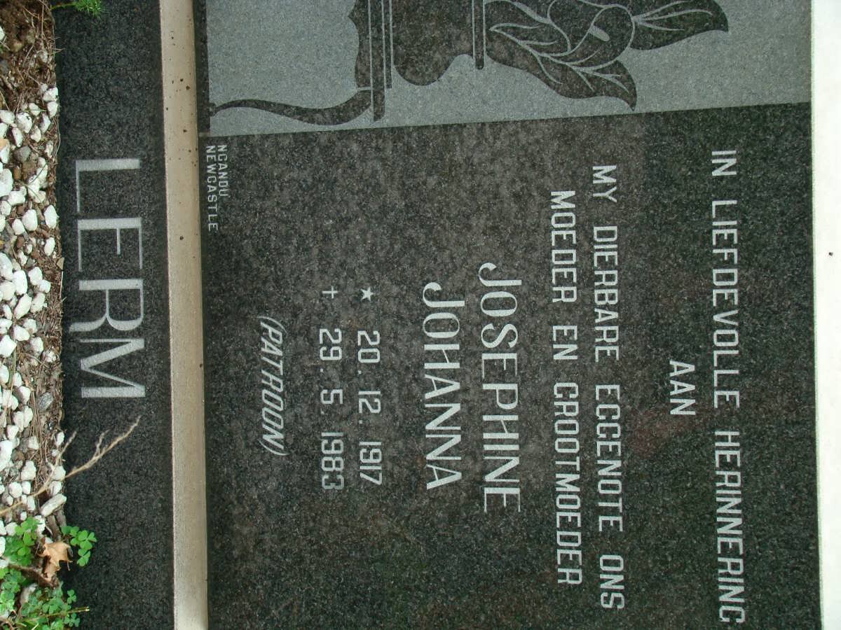 LERM Josephine Johanna 1917-1983