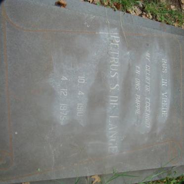 LANGE Petrus S., de 1910-1975