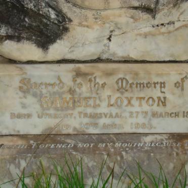 LOXTON Samuel 1860-1903