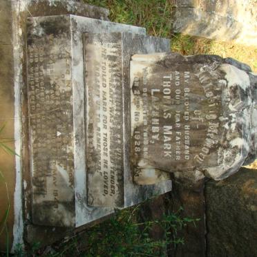 LAZENBY Thomas Mark -1928