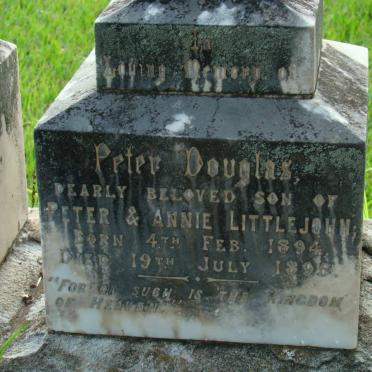 LITTLEJOHN Peter Douglas 1894-1898