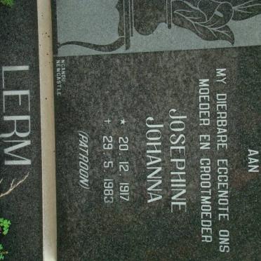 LERM Josephine Johanna 1917-1983