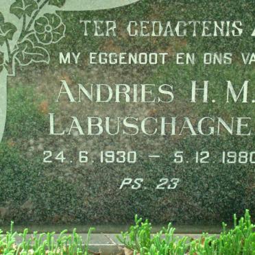 LABUSCHAGNE Andries H.M. 1930-1980