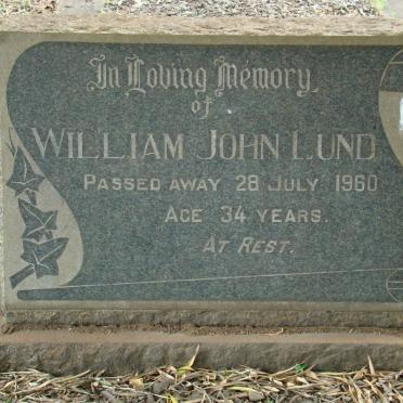LUND William John -1960
