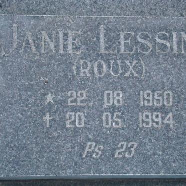 LESSING Janie nee ROUX 1950-1994