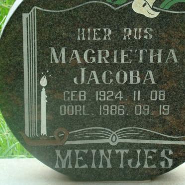 MEINTJES Magrietha Jacoba 1924-1986
