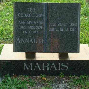 MARAIS Annatjie 1928-1981