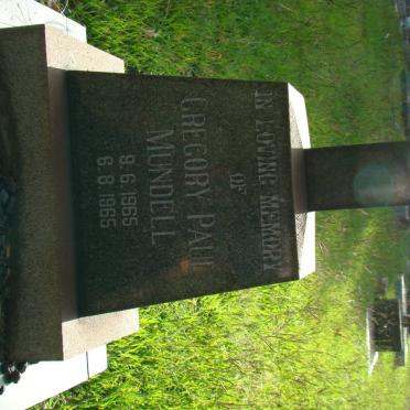 MUNDELL Gregory Paul 1965-1965