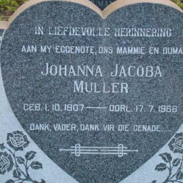 MULLER Johanna Jacoba 1907-1966