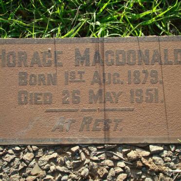 MACDONALD Horace 1879-1951