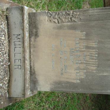 MULLER Frederick Reynard 1883-1956