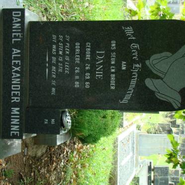 MINNE Daniel Alexander 1960-1980