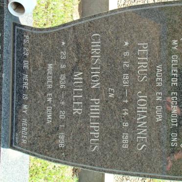 MULLER Christion Phillippus 1936-1996