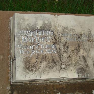 MATTHEE John Henry 1858-1935