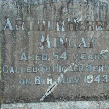 MINGAY Arthur Herbert -1943