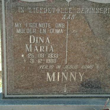 MINNY Dina Maria 1933-1988