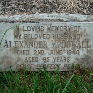 McDOWALL Alexander -1940